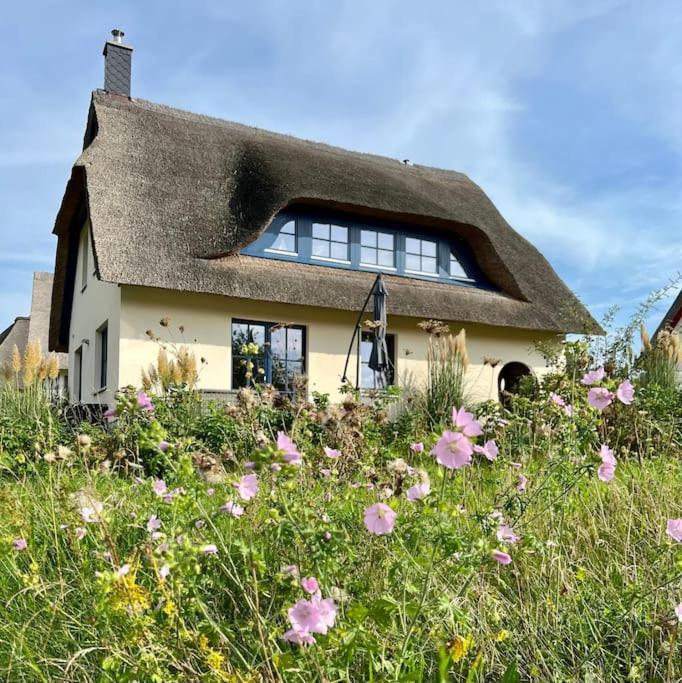 Stilvolles Reetdachhaus Coastline An Der Ostsee Gross Schwansee Luaran gambar